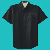 BIGGBY® S508 Mens Short Sleeve Easy Care Shirt